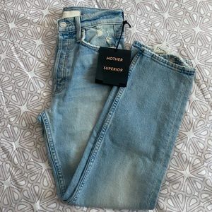 Mother Superior Straight Denim Jeans